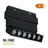 Reflektor szynowy magnetyczny liniowy regulowany 6W 480lm 4000K czarny M-LINE