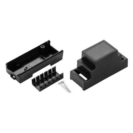 Obudowa modułowa na szynę DIN Z103, 34,4 × 88,8 × 62,8 mm, ABS V0, czarna, Kradex
