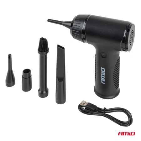 Dmuchawa bezprzewodowa do kurzu 50 W 3600 mAh z funkcją pompki, AMIO-04890