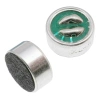 Mikrofon pojemnościowy elektretowy 9,7 × 5 mm, 4,5 V, z polami lutowniczymi, KPCM28B
