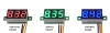 Moduł woltomierza DC 0.36'' LED bez obudowy, 3 przewody, czerwony
