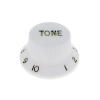 Gałka do potencjometru na oś 6mm - 18mm - biała, napis TONE - GGB18