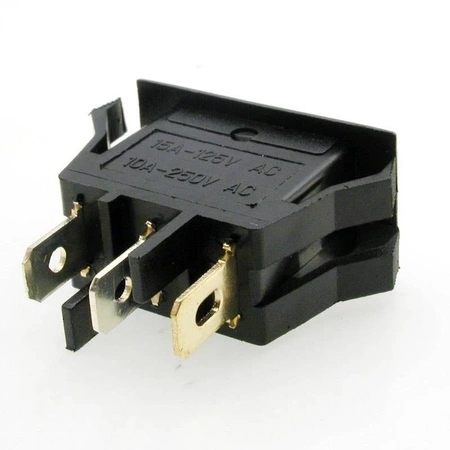 Włącznik ON-OFF 10A z podświetlaniem 230V, czerwony