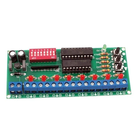 Programowany sterownik LED 8-kanałowy 12 V - KIT AVT 1881