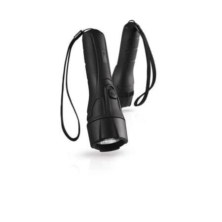 Latarka LED 1W plastikowa 2× AA