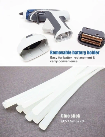 Pistolet do kleju na gorąco Proskit GK-368 bezprzewodowy, sztyfty 7mm