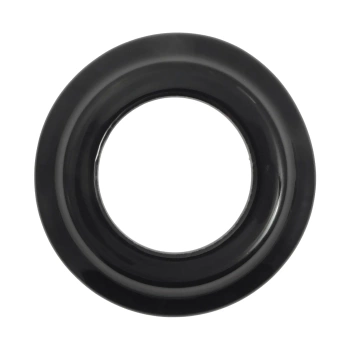 Ramka pojedyncza okrągła ceramiczna czarna Ceramic Loft