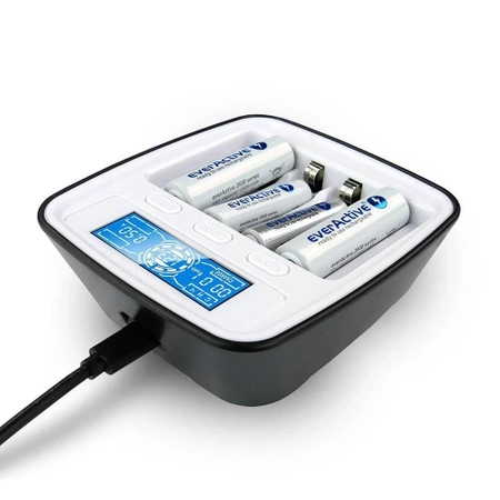 Ładowarka akumulatorków Ni-MH profesjonalna everActive NC-1000M