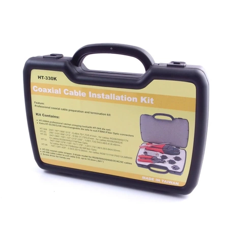 Zestaw do zaciskania złączy BNC Hanlong HT-330K