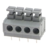 Złącze zatrzaskowe do druku, 4 pola, raster 5mm, wysokość 15,5mm, 250V / 10A, 1,5mm², PA66, Degson DG235