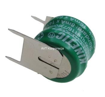 Akumulator NiMH 2.4V 80mAh - 3 piny - do druku - Kinetic MH80B2AL3