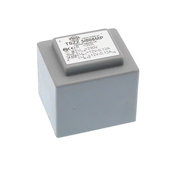 Transformator 3VA zalewany 230Vac (12V, 12V) 0.12A