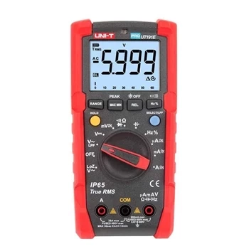 Multimetr Uni-T UT-191E PRO, 6000 zliczeń, True RMS, LoZ, IP65, odporność na upadek z 2 m