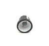 Gałka z kołnierzem do potencjometru na oś 6mm - 16x14mm - czarna, biały wskaźnik - GC16