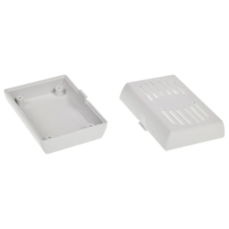 Obudowa 47x66, h=27mm ABS wentylowana jasna, Z94