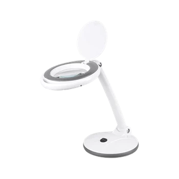 Lampa biurkowa LED 6W 450 lm z lupą 5 dioptrii