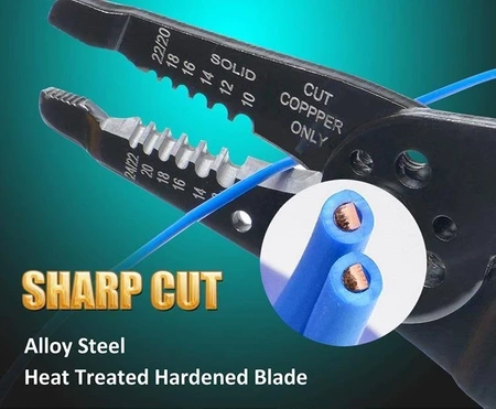 Narzędzie uniwersalne (obcinaczki, ściągacz izol., Zaciskarka) CP-412G Proskit