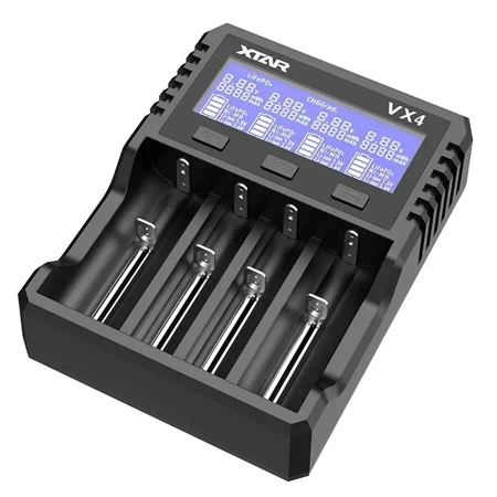 Ładowarka do akumulatorów Li-ion 1,5V-3,6-3,7V - Li-FePO4 / Ni-MH, XTAR VX4 + zasilacz