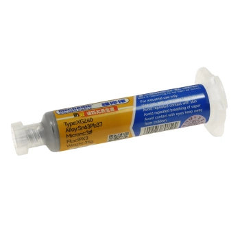 Pasta lutownicza Mechanic XGZ40 Sn63/Pb37 – ołowiowa, 183°C, strzykawka 35g