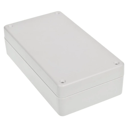 Obudowa uniwersalna Z78J, 84,5 × 154 × 42,5 mm, ABS, jasnoszara, z panelami bocznymi, Kradex