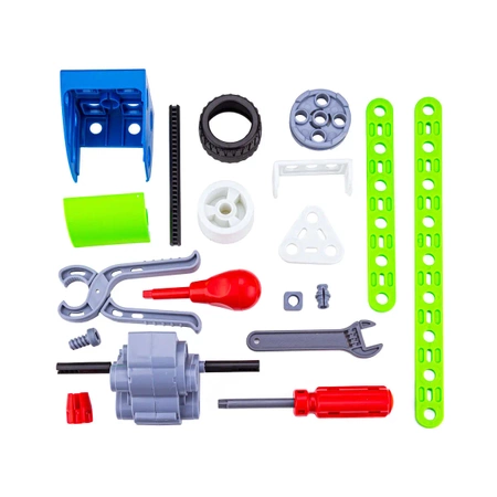 Klocki konstrukcyjne: pojazdy budowlane 18w1