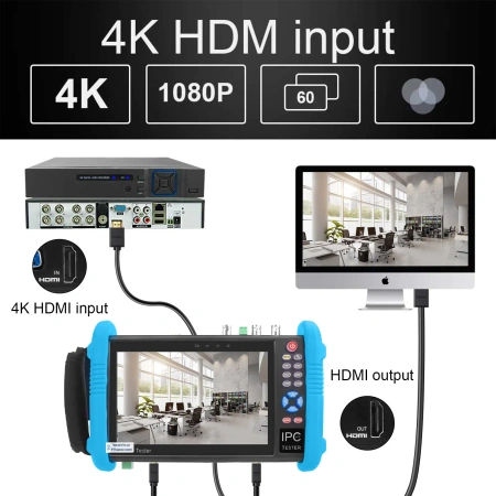 Tester kamer CCTV/IP 4K All-in-One Noyafa NF-IPC716 MOVTADHS PRO