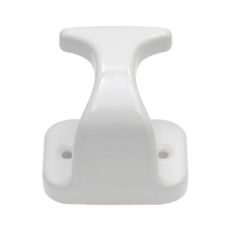 Ceramiczny wieszak ścienny pojedynczy biały 80x55x70mm Ceramic Loft