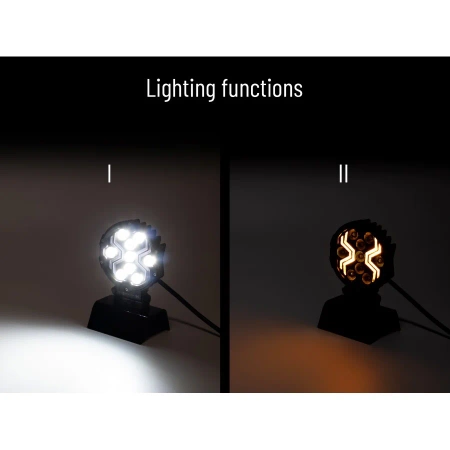 Lampa robocza LED samochodowa, X-SPIDER 3, 18W, 9 LED, 12V/24V, IP67, L0196