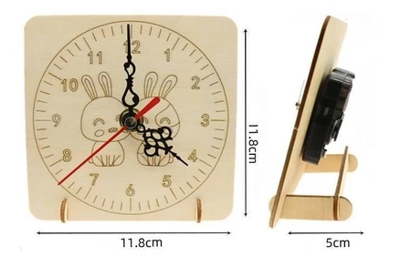 Zegar dla dzieci - DIY - zabawka edukacyjna