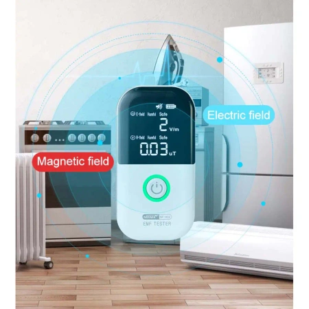 Tester pola elektromagnetycznego EMF 5 Hz–3500 MHz z alarmem Noyafa NF-602