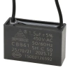 Kondensator rozruchowy EPERS CBB61 1.5uF 450VAC do silnika, przewody 20cm, 37x13x23mm