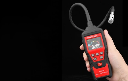 Detektor wycieku gazów z alarmem Habotest HT601B + pomiar temperatury