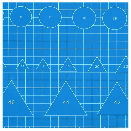 Mata modelarska do cięcia, samogojąca A3 45x30cm wielowarstwowa, niebieska