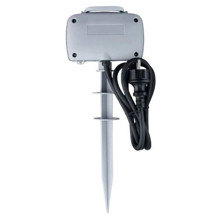 Słupek ogrodowy elektryczny z 2 gniazdami z uziemieniem, 16A (3680W), 1.5m, 3G1.5mm2