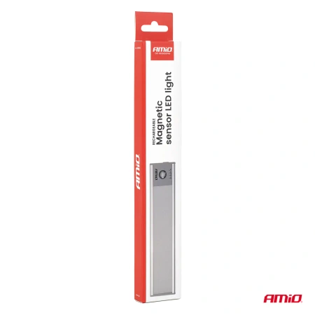 Lampa LED bezprzewodowa z czujnikiem ruchu PIR 1,2 W 1000 mAh 23 cm USB-C, AMIO-04893