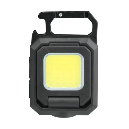 Latarka LED z otwieraczem - magnes, podstawka i zawieszka - brelok LED 225lm 1000mAh - DPM SP0103