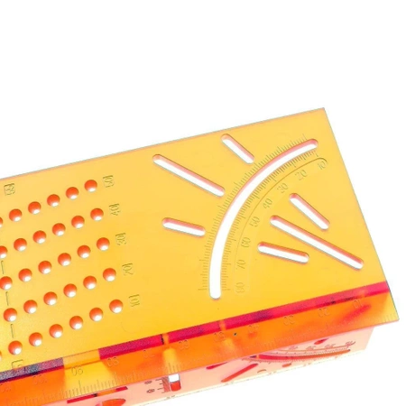 Kątownik japoński stolarski 3D - wielofunkcyjny narożny przymiar kątowy