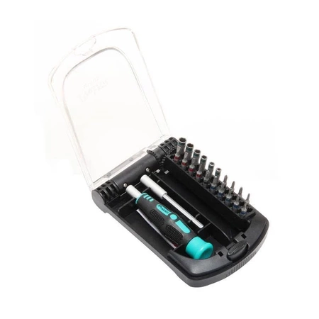 Zestaw bitów i kluczy nasadowych 20szt. z uchwytem, Proskit SD-9315