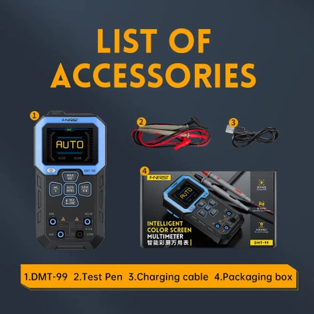 Inteligenty miernik cyfrowy FNIRSI DMT-99