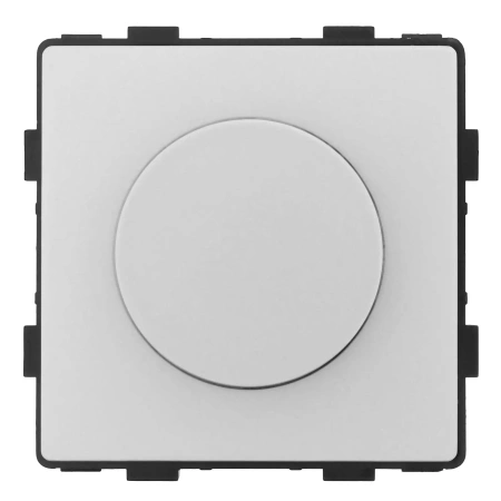 Ściemniacz 500W (80W LED) grafitowy podtynkowy z ramką szklaną - TAWOIA Glass