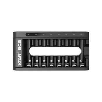 Ładowarka 8-kanałowa do ogniw AA i AAA Li-ion 1,5 V oraz Ni-MH, Xtar BC8