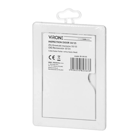 Drzwiczki rewizyjne 10x15cm białe Virone ID-10/15