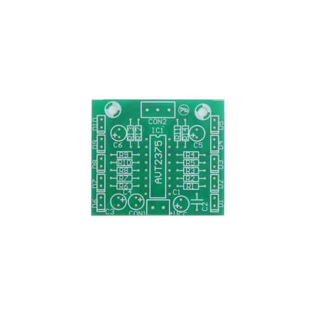 Wskaźnik wysterowania 2x5 LED, PCB do projektu AVT2375