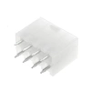 Wtyk ATX 8-stykowy męski prosty do montażu na PCB, raster 4,20 mm, biały, KWM4505-08S
