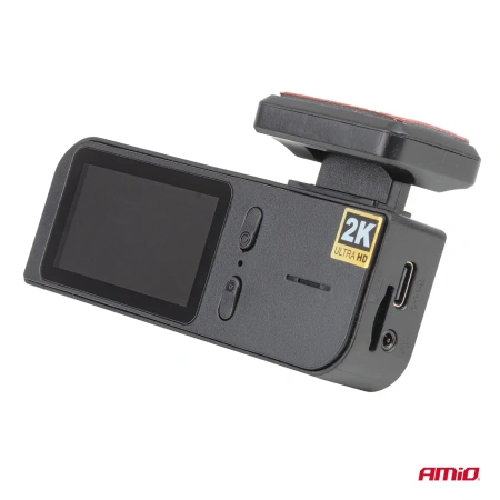 Wideorejestrator WiFi 2K 1440P Przód Tył Kamera Cofania 1080P G-Sensor Parking Mode 512GB USB-C - Amio 04800