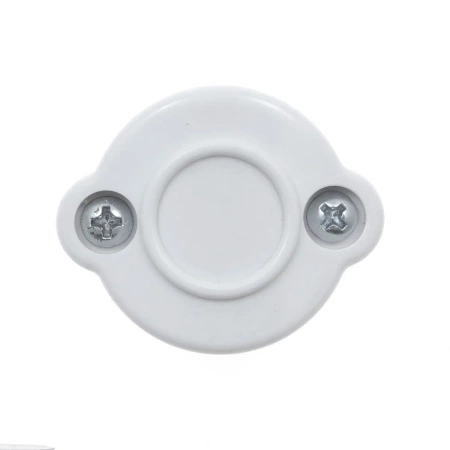 Uchwyt kabla plastikowy 42×32 mm natynkowy biały - Retro PRL