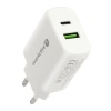Ładowarka USB, ładowarka sieciowa, szybkie ładowanie QC3.0 + USB-C PD PPS 25W, everActive SC-370Q