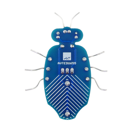 ROBO-BUG DIY - Niebieski wędrujący robaczek LED do zlutowania