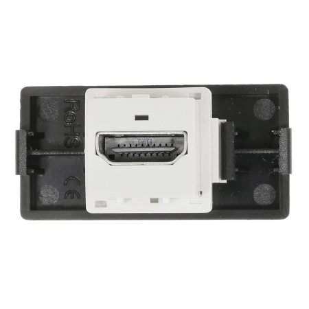 Gniazdo HDMI czarny, moduł 1/2 do ramki Tawoia Glass