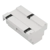 Obudowa modułowa na szynę DIN ZD1008J, 89,8 × 142,8 × 65,2 mm, ABS, szara, Kradex